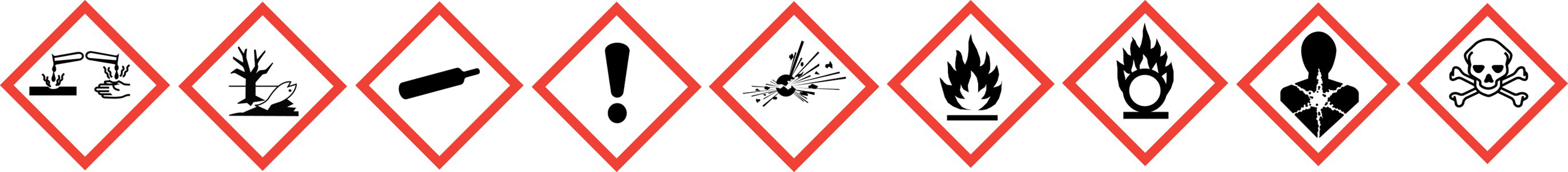 Gefahrstoff-Symbole; © wladi - Fotolia.com