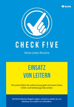 Deine Leiter-Routine "Einsatz von Leitern"