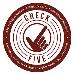 Aufkleber Check Five
