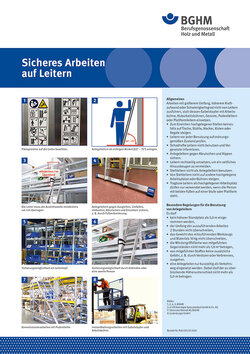Sicheres Arbeiten auf Leitern