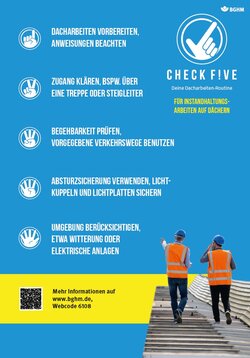Deine Dacharbeiten-Routine "Instandhaltungsarbeiten auf Dächern"