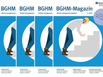 Cover BGHM-Magazin Ausgabe 01/2023