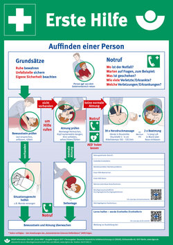 Plakat "Erste Hilfe"
