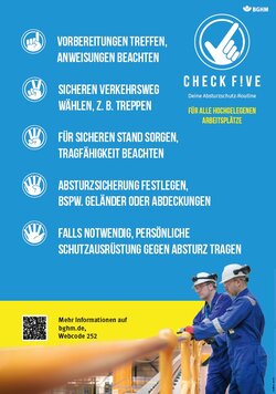 Deine Absturzschutz-Routine für alle hochgelegenen Arbeitsplätze