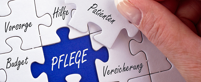 Puzzle rund um die Pflege