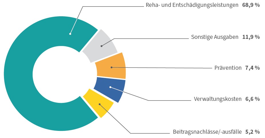 Grafik: Maßgebliche Ausgaben 2025 Verteilung