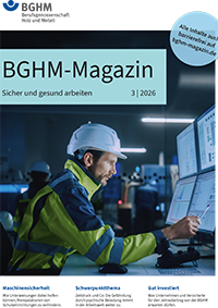 Cover BGHM-Magazin 3|2026. Die ganze Ausgabe finden Sie barrierefrei unter bghm-magazin.de