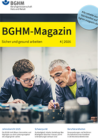 Cover BGHM-Magazin 4|2026. Die ganze Ausgabe finden Sie barrierefrei unter bghm-magazin.de