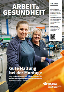 Cover arbeit & gesundheit Ausgabe 5 | 2026