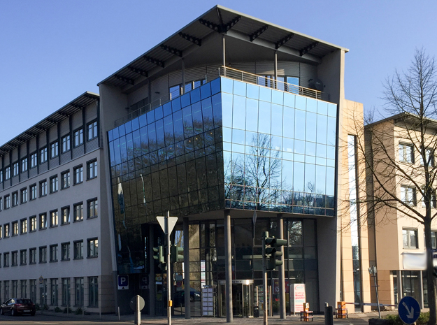Der Verwaltungssitz der BGHM in Saarbrücken; © BGHM