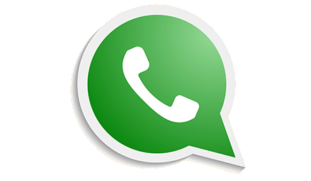 Grüner Telefonhörer in Sprechblase