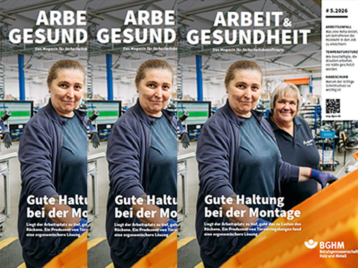 Cover arbeit & gesundheit Ausgabe 5 | 2026 © Jann Höfer