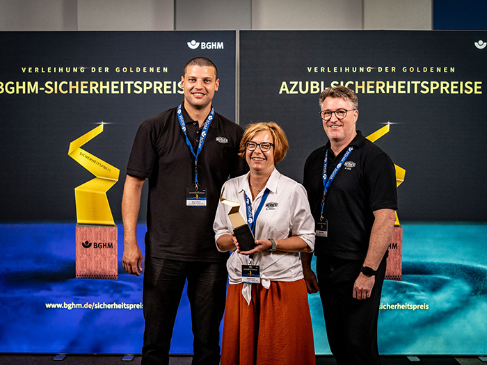 Goldener BGHM-Sicherheitspreis für F. X. MEILLER Fahrzeug- und Maschinenfabrik GmbH & Co. KG