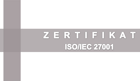 Grafik: Zertifikat ISO/IEC 27001